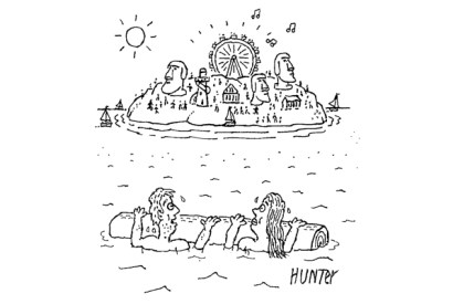 ‘It’s Easter Bank Holiday Island.’