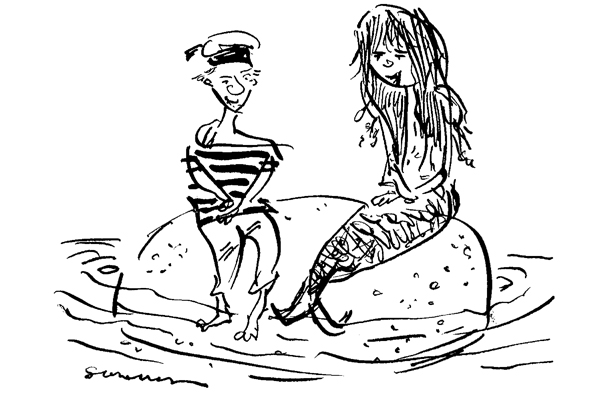 ‘I’m a mermaid, you’re a sailor — of course we’re gender fluid.’