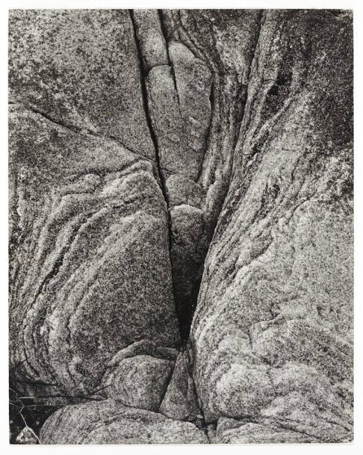 Paul Strand's 'Rock, Loch Eynort, South Uist, Hebrides' (1954)
