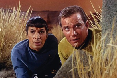 Nimoy and Shatner in ‘The Man Trap’, the first episode of Star Trek (September 1966)
