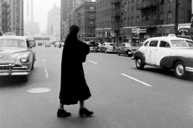 Greta Garbo in New York in 1955
