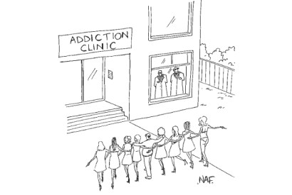 ‘No prizes for guessing this guy’s problem.’