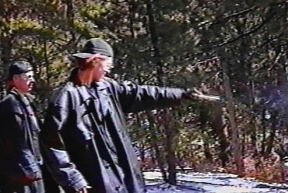 Harris and Klebold practise at a rifle range two weeks before the Columbine massacre