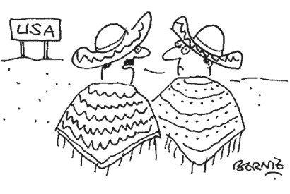 ‘Do you think a 10ft high wall will keep Donald Trump out?’