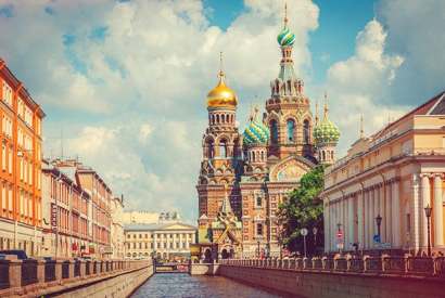 A vast stage set: St Petersburg