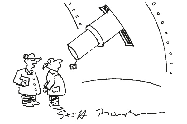 ‘There’s work to be done. Don’t stand there staring into space.’