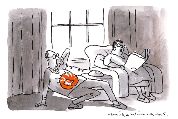 ‘You spoil that cat.’