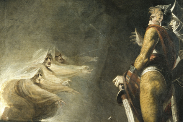 ‘Macbeth, Banquo and Witches on the Heath’, 1794, by Henry Fuseli
