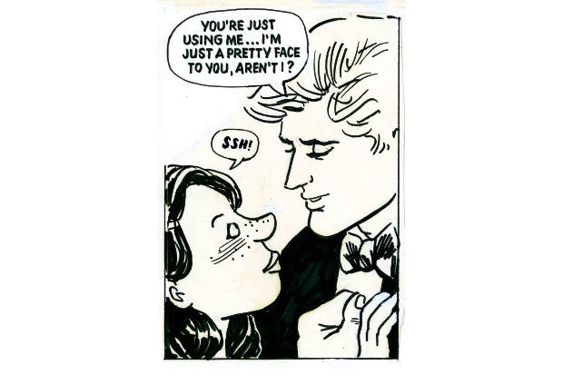 ‘True Love’ detail, 1981, by Posy Simmonds