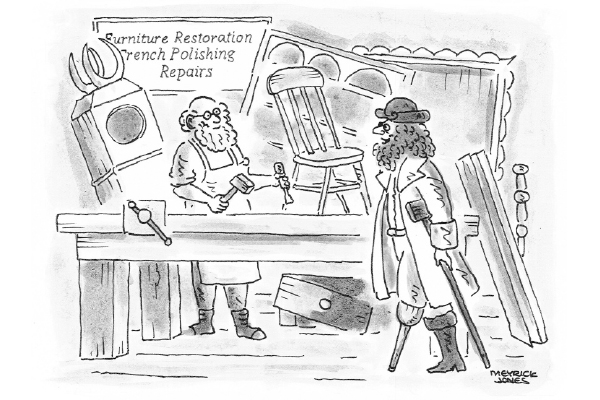 ‘I’ve got a leg wax booked for two o’clock.’