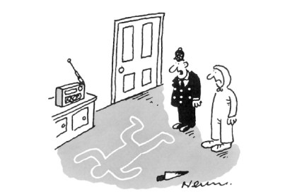 ‘He was stabbed trying to turn off The Archers.’