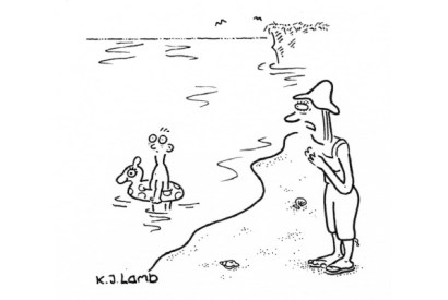 ‘Careful, Darling —it’s high in salt.’