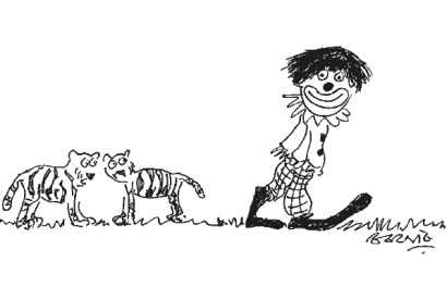 ‘It must have escaped from a circus!’