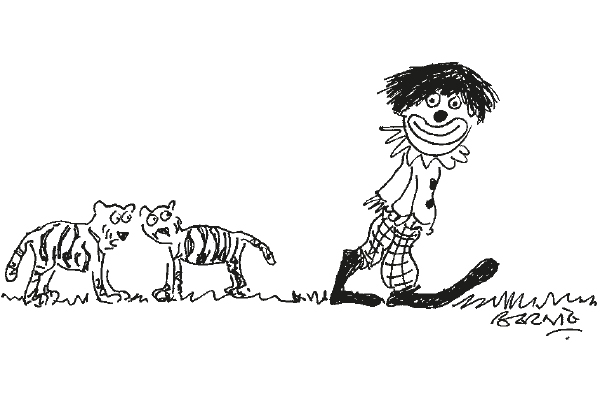 ‘It must have escaped from a circus!’