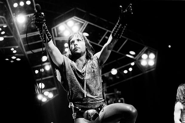 King of heavy metal Bruce Dickinson at Madison Square Gardens in 1983