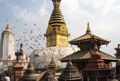 Kathmandu is famously reputed to have more temples than houses, more idols than residents