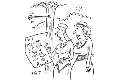 ‘I do wish Robin wouldn’t text me when he’s drunk.’