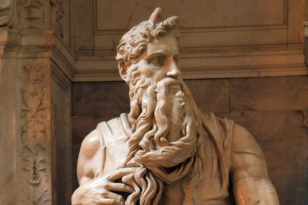 Following a mistranslation of the Old Testament, Michelangelo depicted Moses with horns