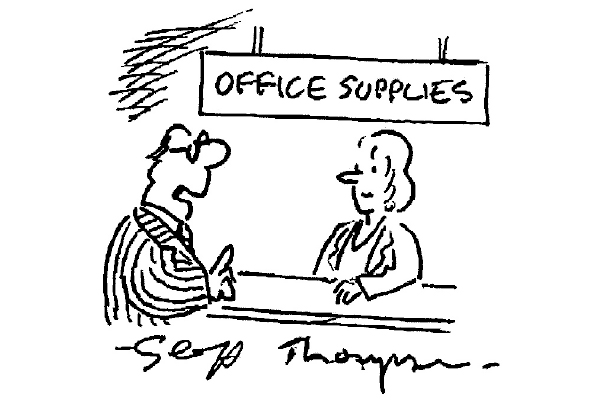 ‘Got any red tape?’