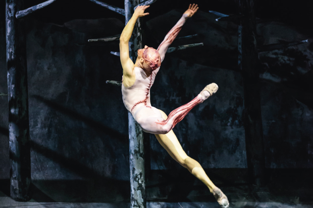 Vile body: Steven McRae as the Creature in ‘Frankenstein’