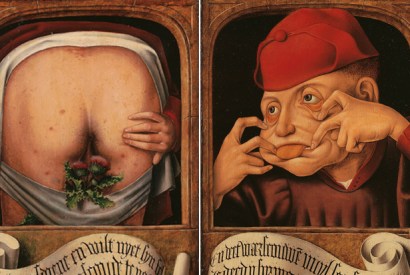 Satirical diptych, 1520–1530, anonymous Flemish artist