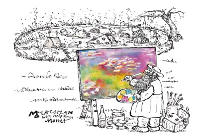 Claude Monet could see things in ponds no other artist could see