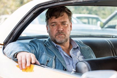 A side order of extra Marmite comes in the considerable silhouette of Russell Crowe as Jackson Healy