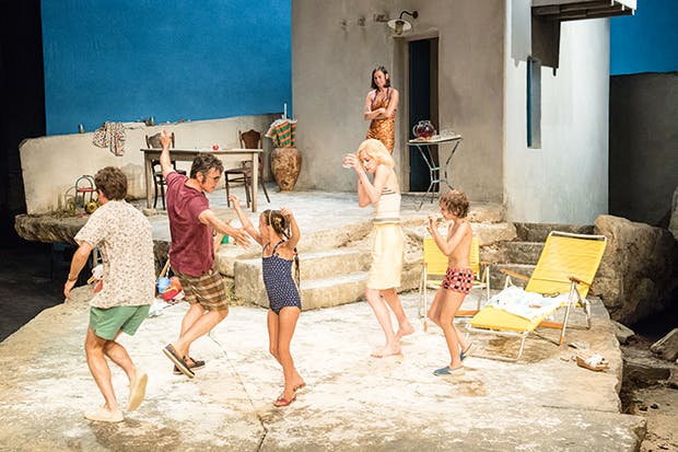 We’re all going on a summer holiday: the cast of ‘Sunset at the Villa Thalia’