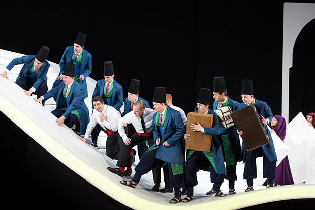 Visual whipped cream and cheoreographic sprinkles at Garsington fail to disguise the festering horror underneath Rossini’s ‘L’italiana in Algeri’