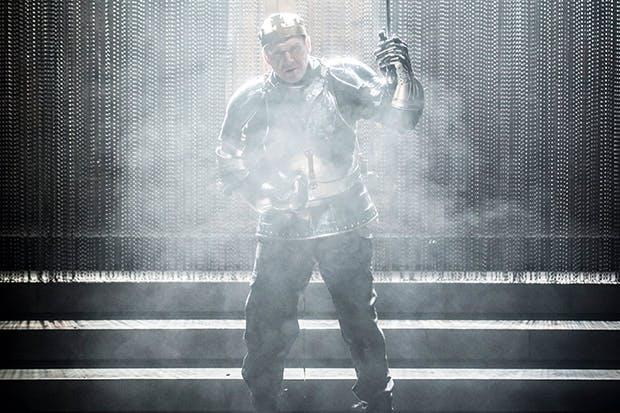 All meat-cleaver and calculation: Ralph Fiennes as Richard, Duke of Gloucester, in ‘Richard III’