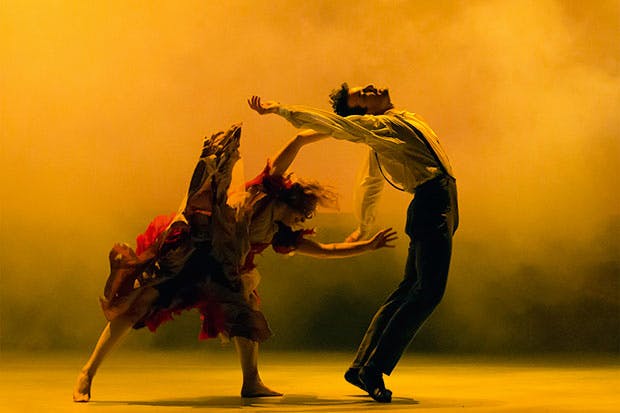 Victoria Sibson as Bertha Mason and Javier Torres as Edward Rochester in Cathy Marston’s ‘Jane Eyre’