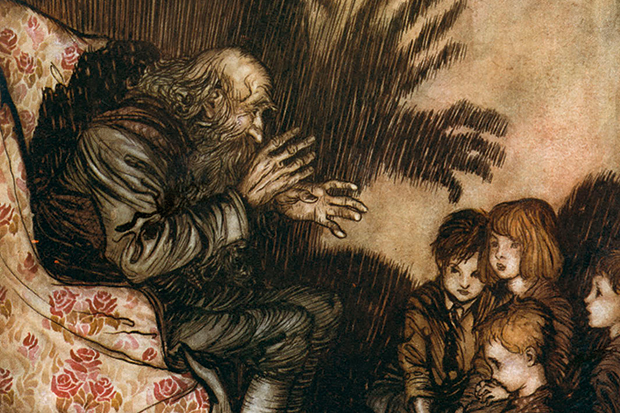 Illustration by Arthur Rackham for Washington Irving’s Rip Van Winkle