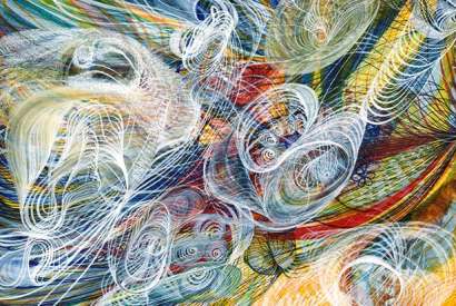 Out of spirits: ‘Glory be to God’, c.1868, by Georgiana Houghton