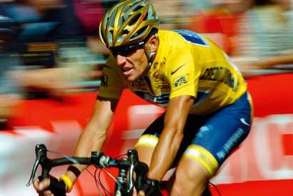 Extraterrestrial invader: Lance Armstrong