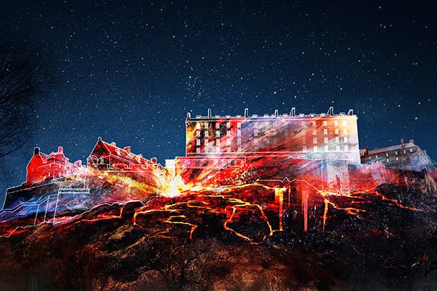 Show your colours: a digital visualisation of this year’s Edinburgh International Festival’s closing light display