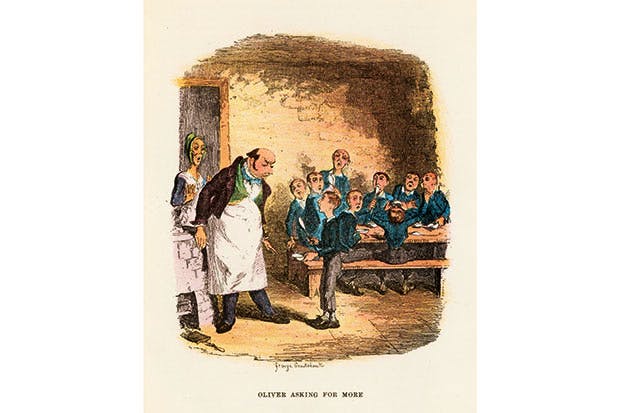George Cruikshank’s illustration for ‘Oliver Twist’ by Charles Dickens
