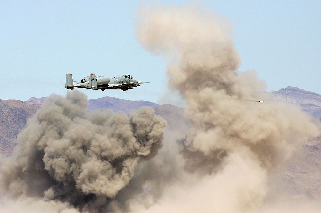 USAF Tests Weapons In Nevada Desert