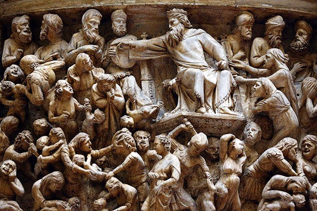 Hardy perennial: a crowd in the V&A Cast Courts