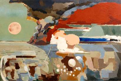 Visionary: ‘Battle of Germany’, 1944, by Paul Nash