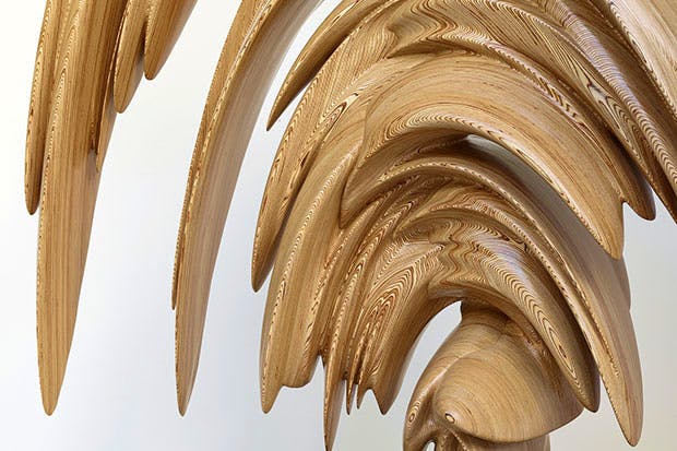 Detail from ‘Spring’, 2015, by Tony Cragg