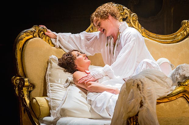 Sweet and sour: Ylva Kihlberg as the Marschallin and Helen Sherman as Octavian in Opera North’s ‘Rosenkavalier’