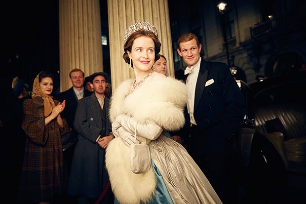 Drama queen: Claire Foy as Elizabeth and Matt Smith as Prince Philip in Netflix’s ‘The Crown’