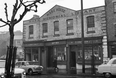 The library photographed in 1958