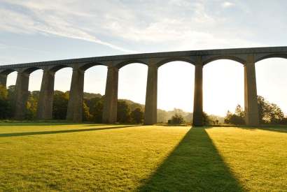 An elegant curiosity: Thomas Telford’s Pontycysyllte Aqueduct in north-east Wales, completed in 1805, is the longest and highest in Britain and a World Heritage Site