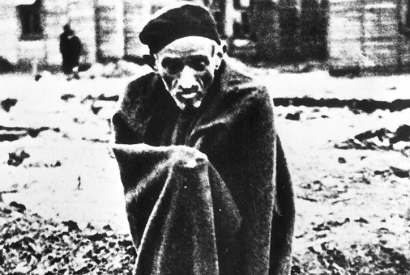 An inmate of Auschwitz in the early 1940s
