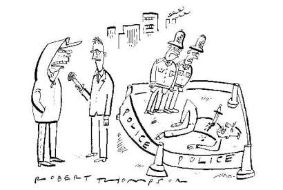 Actually, you do expect something like that to happen round here.