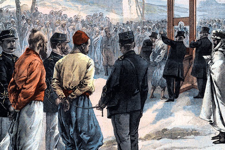 Execution of Algerian rebels in Sétif