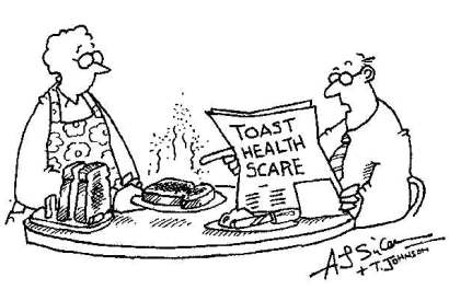 ‘I can’t eat that — I’m black-toast intolerant.’