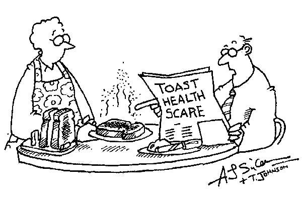 ‘I can’t eat that — I’m black-toast intolerant.’