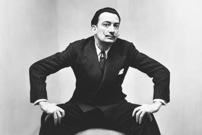 ‘Salvador Dalí, New York’, 1947, by Irving Penn